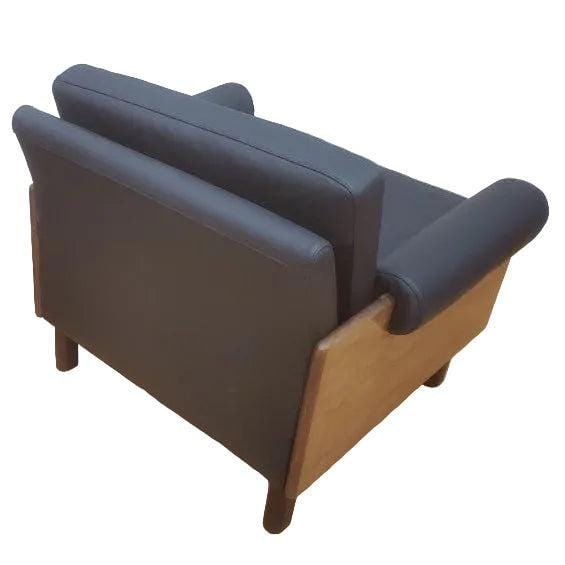 MCM Percival Lafer Style Rosewood Club Chair Newly Reupholstered - 3