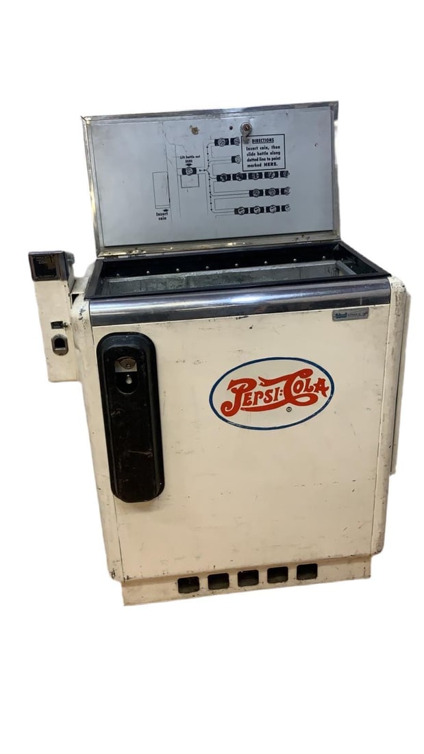 Vintage Classic Pepsi Slide Cooler Vending Machine - 2