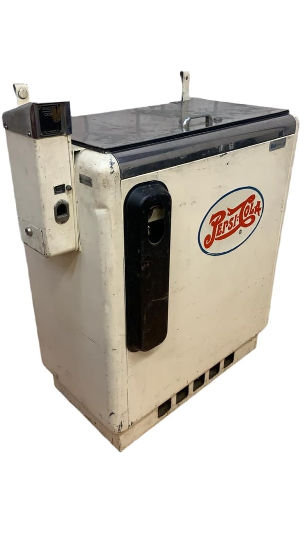 Vintage Classic Pepsi Slide Cooler Vending Machine - 5