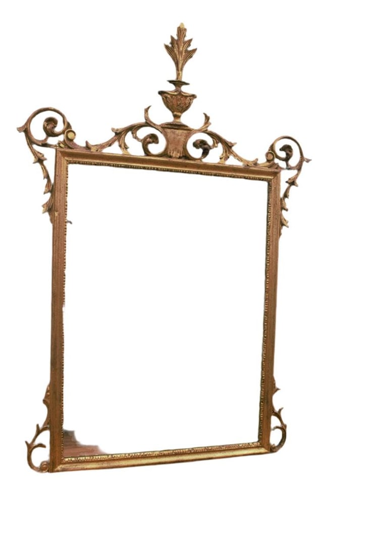 Antique Italian Ornate Wall Mirror - 2