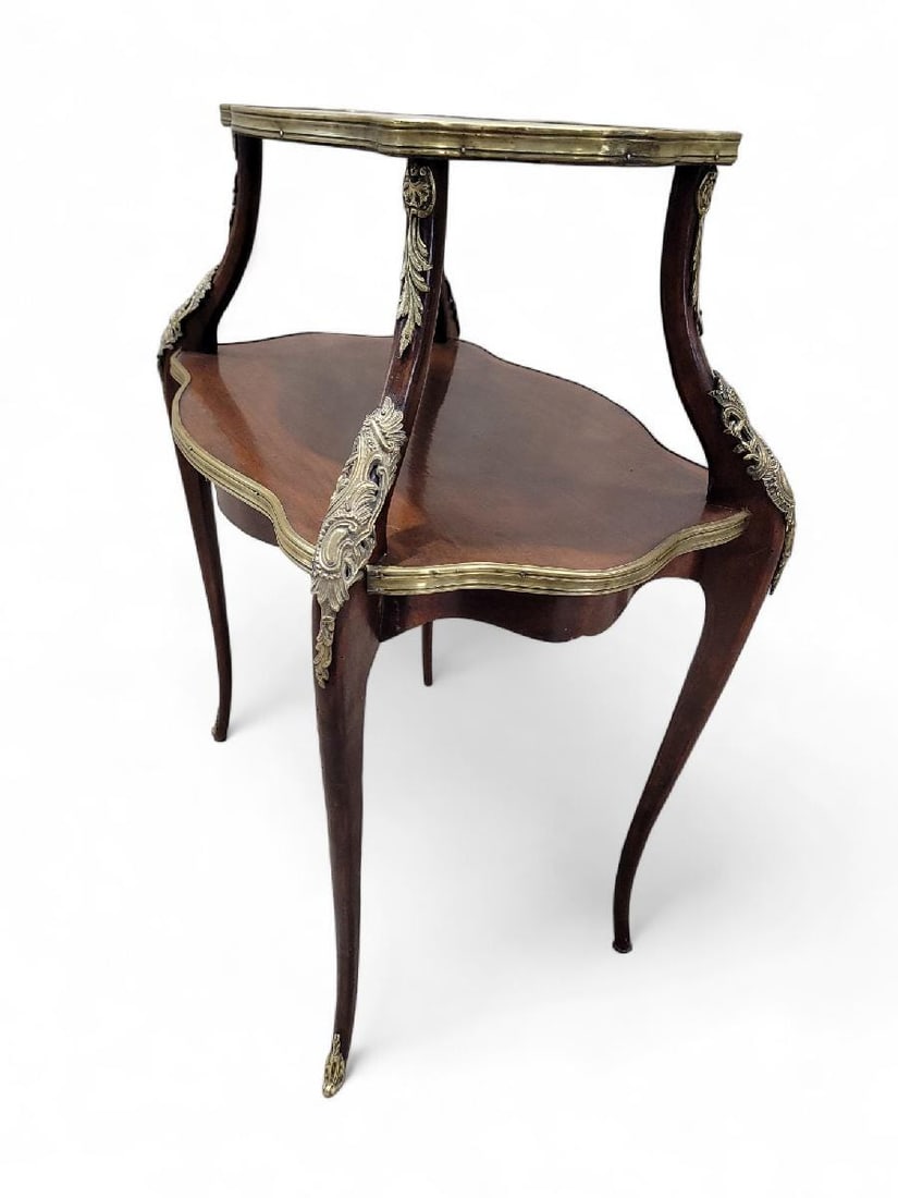 Antique French Napoleon Style Accent Table - 6
