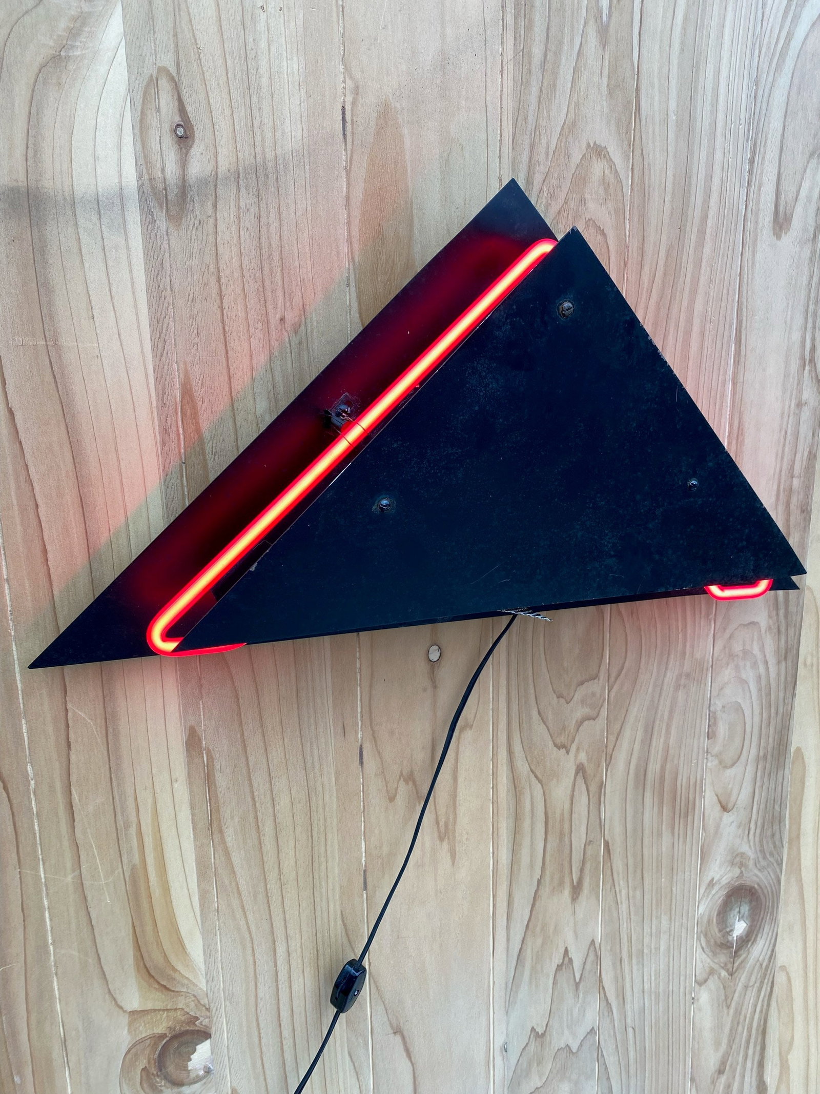Postmodern Rudi Stern Sculpture & Torchiere Wall Sconce Let There Be Neon - Pair - 6