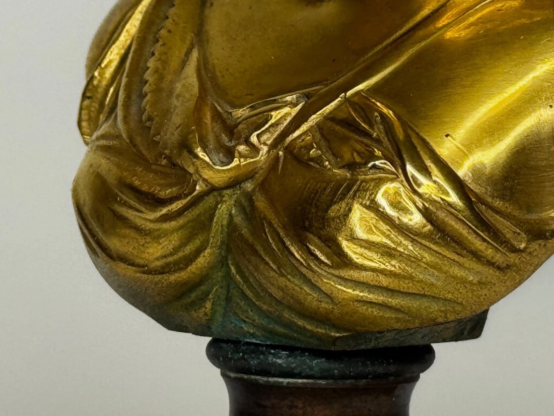 Parisian Bronze Bust of Marie Antoinette In the Manner of Mathurin Moreau c1880 - 18