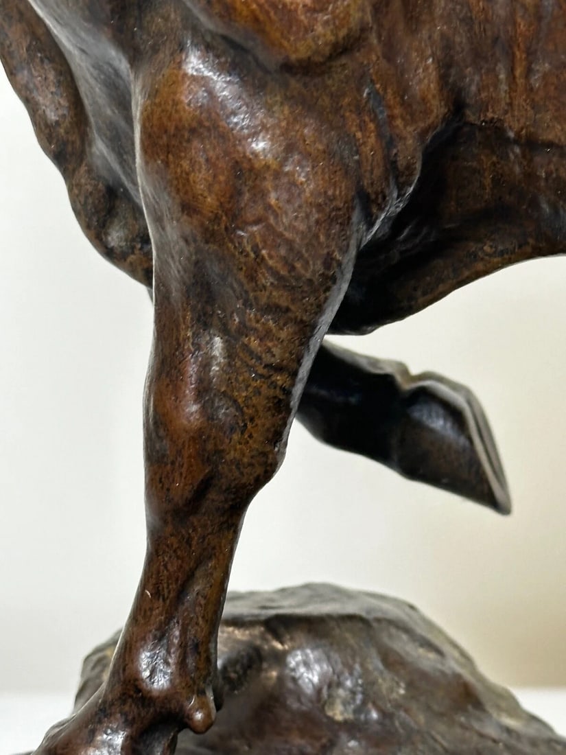 Majestic Antique French Bronze Standing Prized Bull by Isidore Jules Bonheur - 15