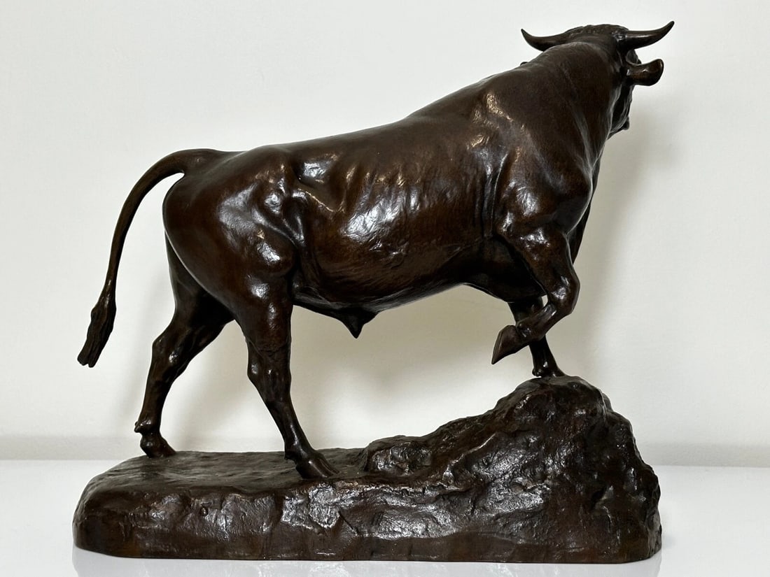 Majestic Antique French Bronze Standing Prized Bull by Isidore Jules Bonheur - 19