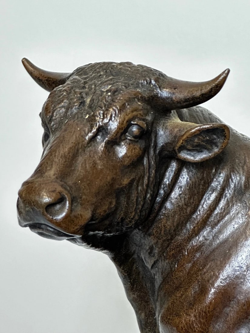 Majestic Antique French Bronze Standing Prized Bull by Isidore Jules Bonheur - 8