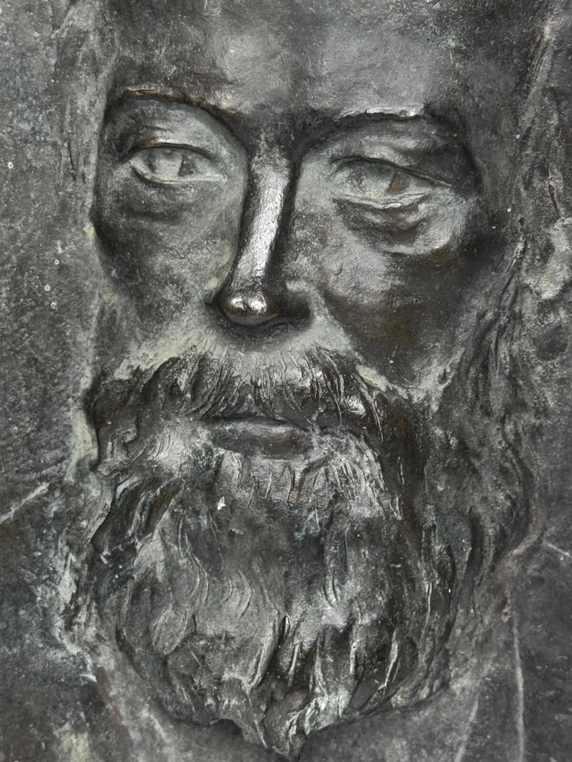 Scottish Timeless Legacy Portrait James Gordon 1824-1901 Bronze Sculpture Panel - 13