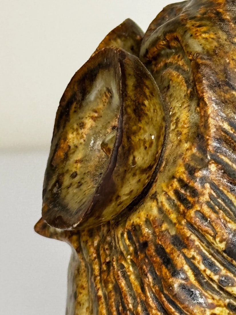 Owl Bird Surrealist Inspired Studio Pottery Sculpture - 17