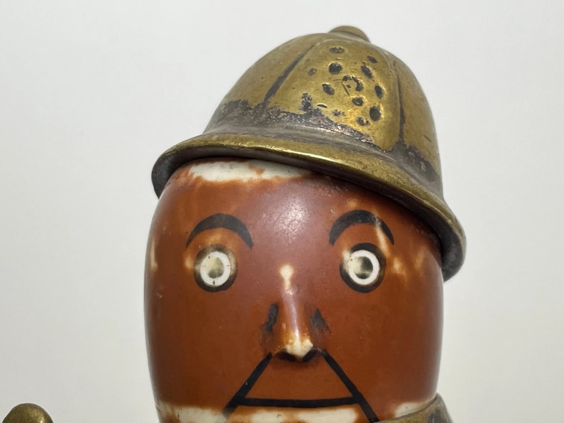 Fine Antique & Rare John Hassall “Robert Policeman” Car Mascot — Signed & Number - 6