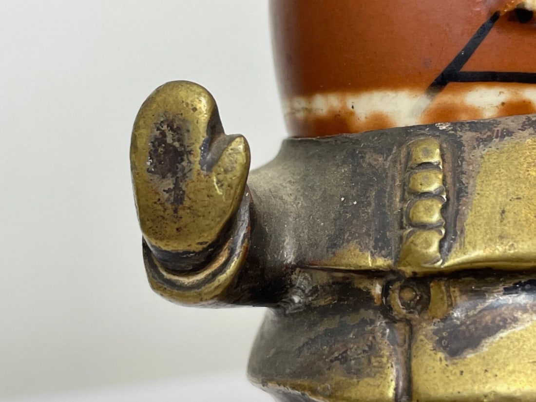 Fine Antique & Rare John Hassall “Robert Policeman” Car Mascot — Signed & Number - 7
