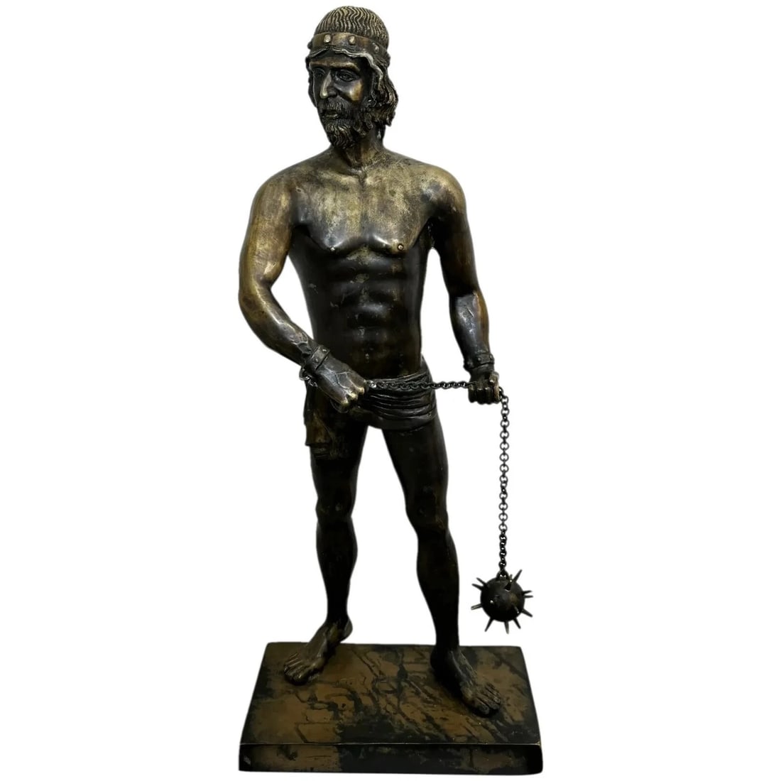 Antique French Bronze Gladiator Warrior Sculpture After Emile Louis Picault (1 of 20)