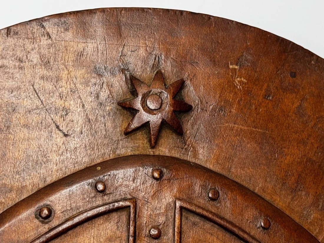 Arts & Crafts Revival Heraldic Carved Crest Rivington & Blackrod Grammar School - 17