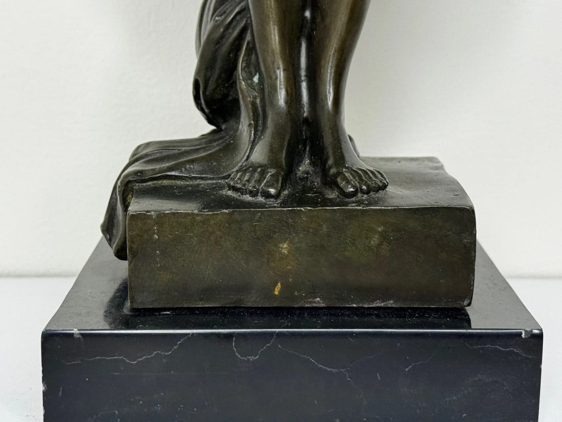 French Classical Bronze After Auguste Moreau Purity With Grace La Source c1900 - 7
