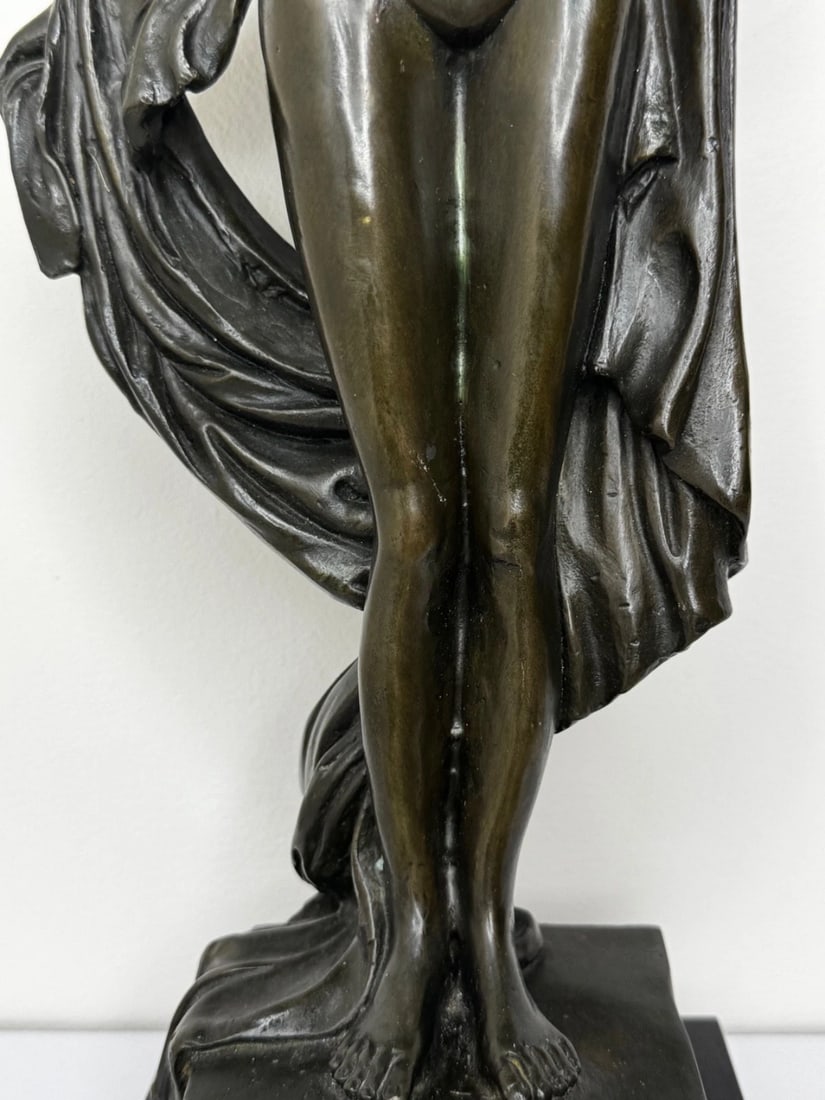 French Classical Bronze After Auguste Moreau Purity With Grace La Source c1900 - 9