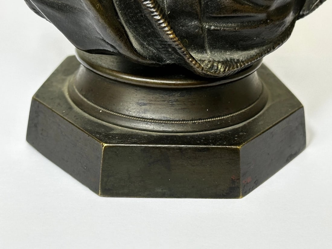 19th Century John Milton Sculpture Signed French Sculptor Ernest-Eugène Hiolle - 3