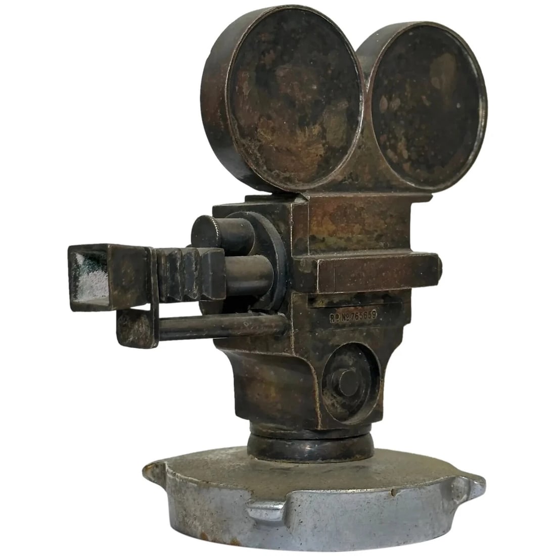 Fine & Rare Art Deco “Movie Camera” Automobile Mascot (1 of 20)