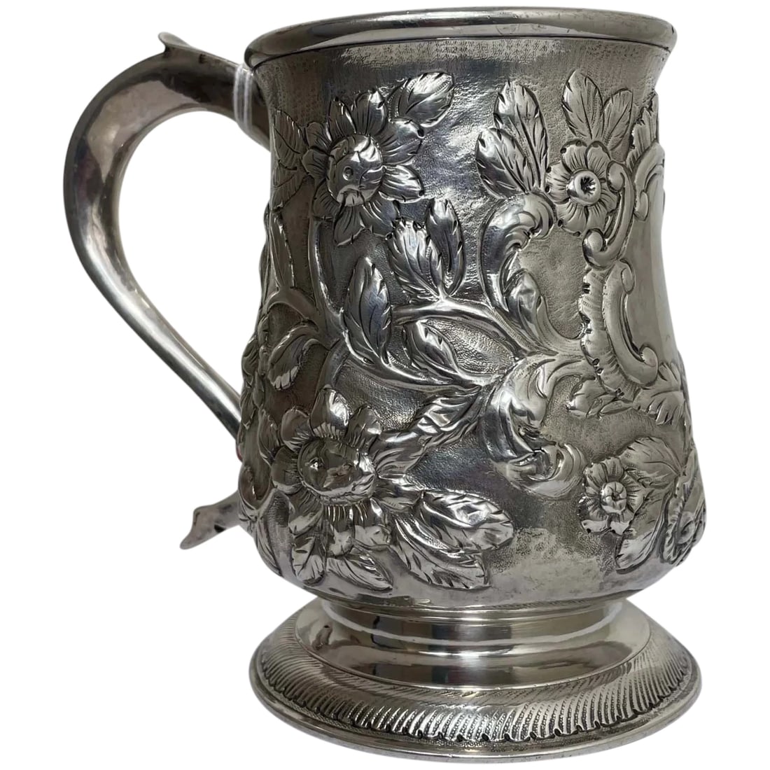 18th Century Sterling Silver Gilded Tankard C1774 By John Langlands Newcastle (1 of 14)