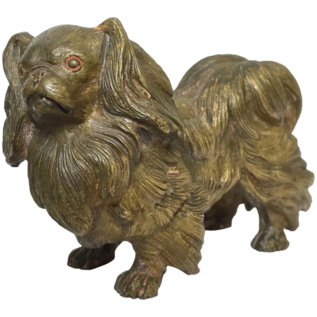 Antique Austrian Miniature Bronze Pekingese Dog Sculpture (1 of 20)