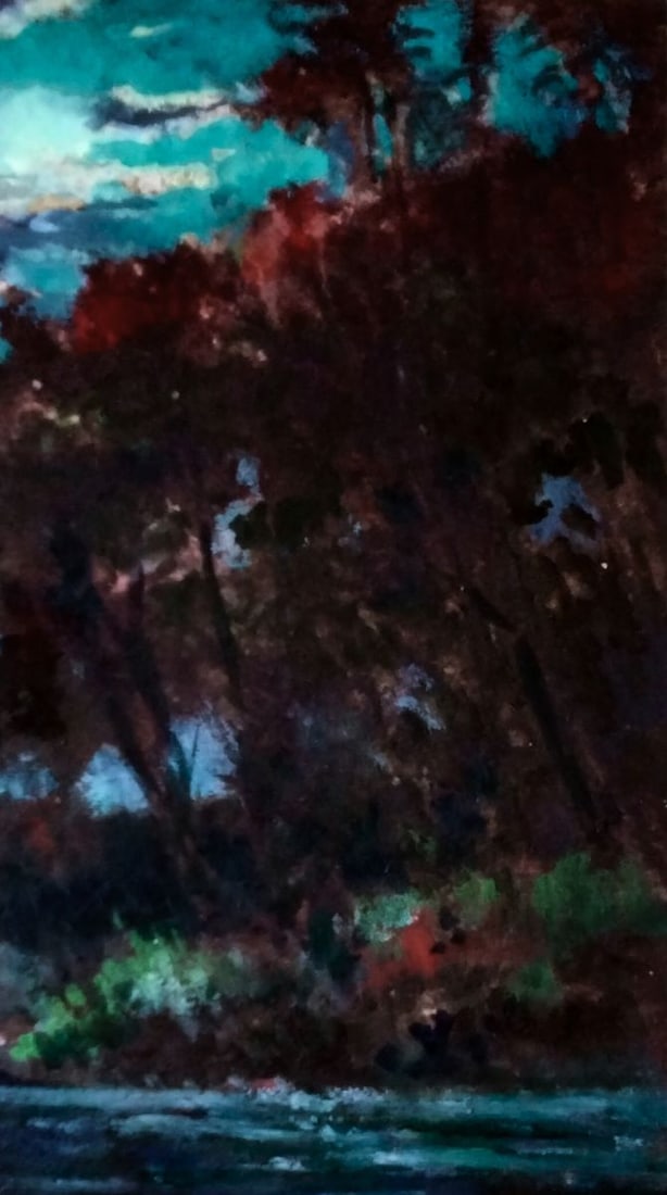 Oil painting Silence is deeper than darkness Vitaly Duhnevich - 3