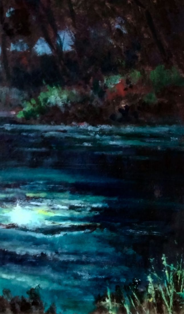 Oil painting Silence is deeper than darkness Vitaly Duhnevich - 5
