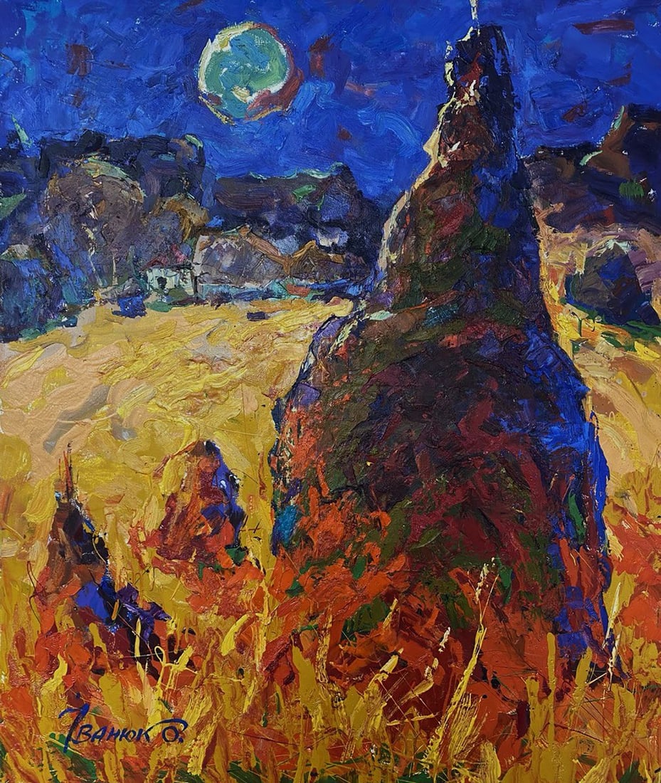 Oil painting A moment of peace Oleksiy Ivanyuk: Title: Oil painting A moment of peace Oleksiy Ivanyuk Description: Title: Oil painting A moment of peace Oleksiy Ivanyuk Description: No.Kalen 1604The oil painting on Canvas titled "A Moment of Peace"