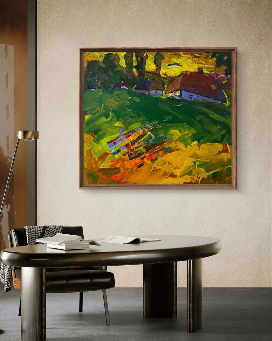 Oil painting Warm evening Oleksiy Ivanyuk - 3