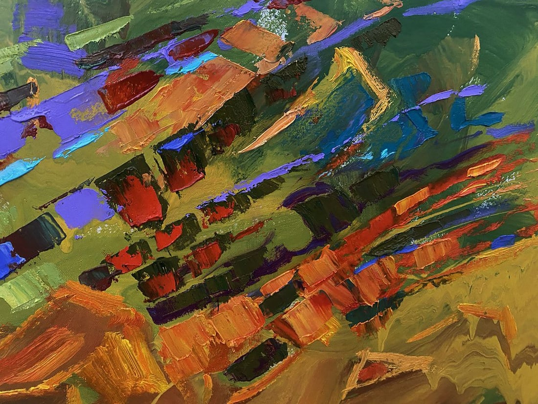 Oil painting Warm evening Oleksiy Ivanyuk - 6