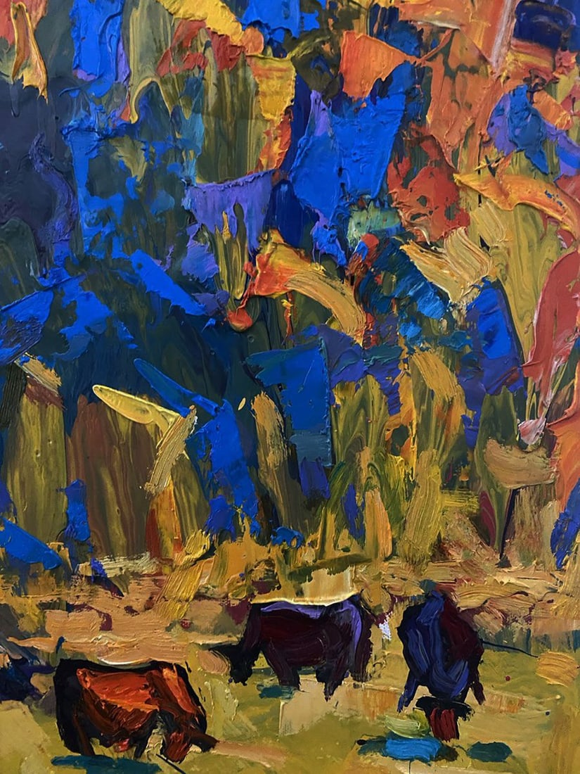 Oil painting In the shade of the sedges Oleksiy Ivanyuk - 7