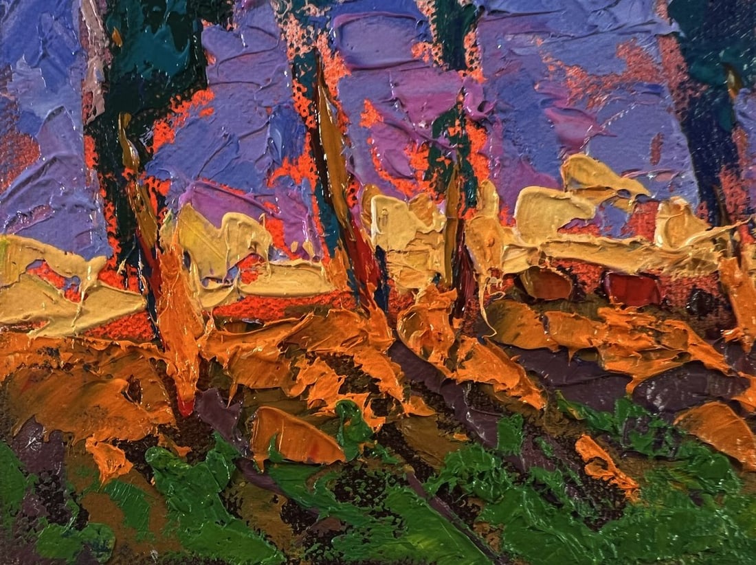 Oil painting Distant night Oleksiy Ivanyuk - 6