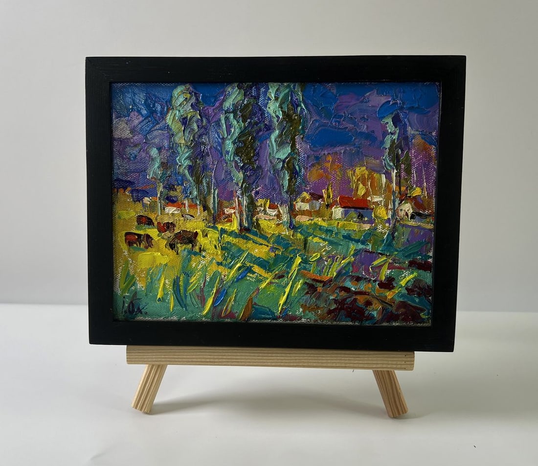 Oil painting Country Nights Oleksiy Ivanyuk (1 of 8)