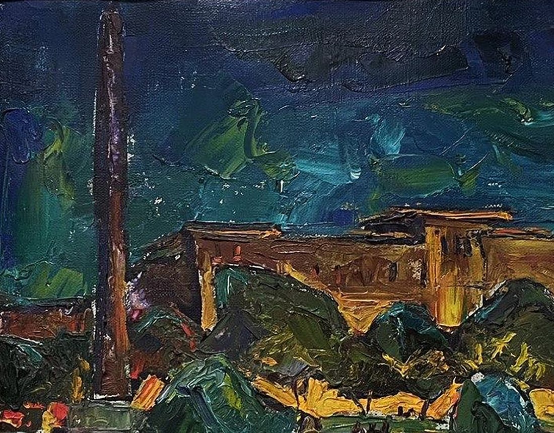 Oil painting Night Istanbul Oleksandr Andreev - 5