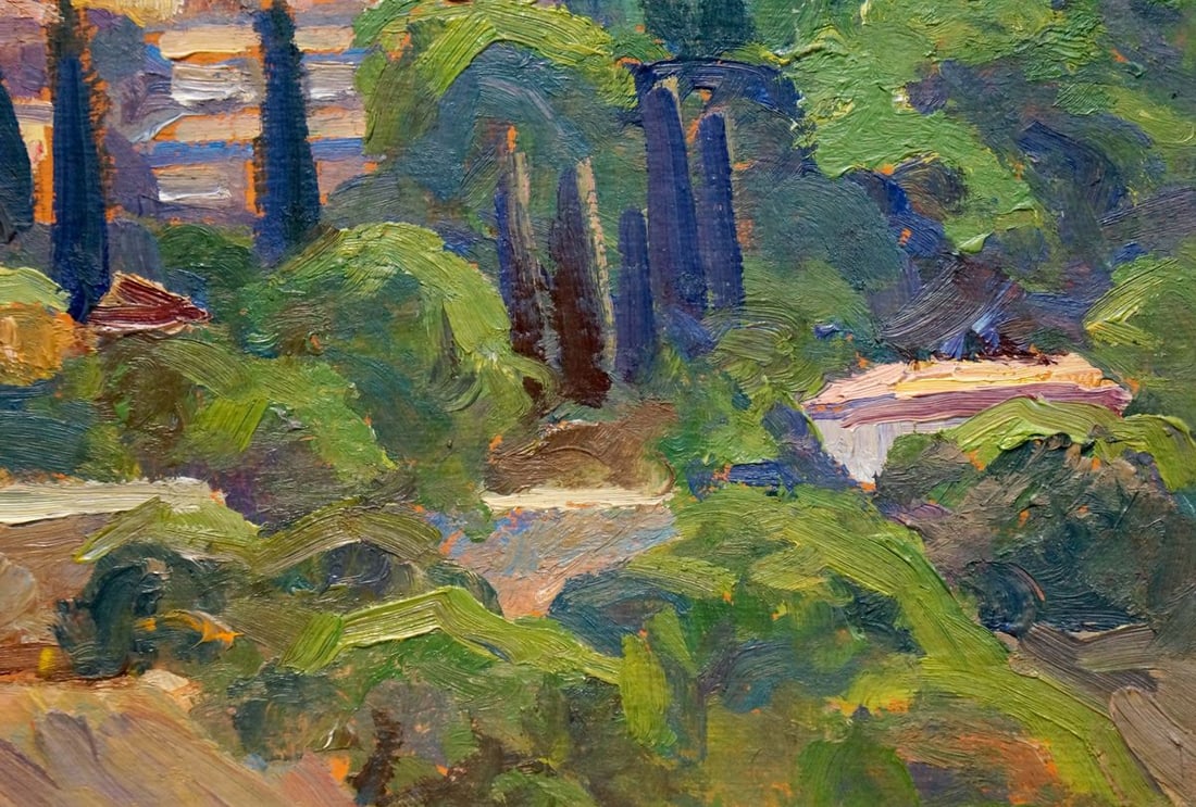 Oil painting Urban landscape - 5