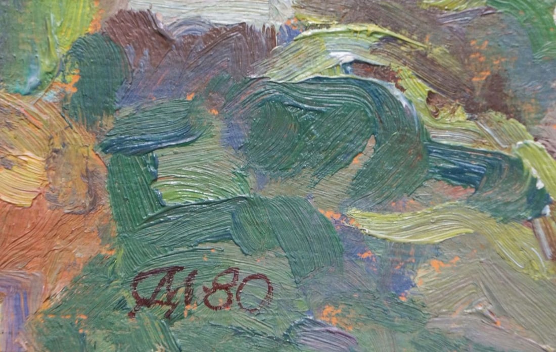 Oil painting Urban landscape - 6