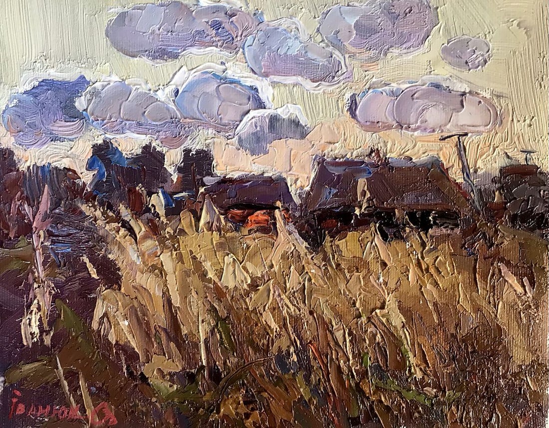 Oil painting The clouds are floating Kalenyuk Oksana: Title: Oil painting The clouds are floating Kalenyuk Oksana Description: Title: Oil painting The clouds are floating Kalenyuk Oksana Description: No.Kalen 908 *** ABOUT THIS PAINTING *** * TITLE: "The