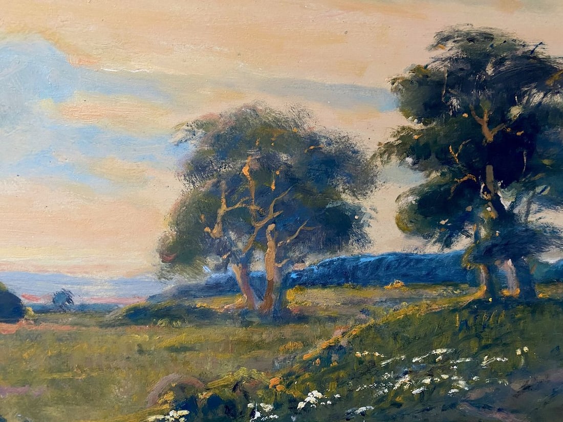 Oil painting Evening in the field Litvinov Oleg Arkad'yevich - 3