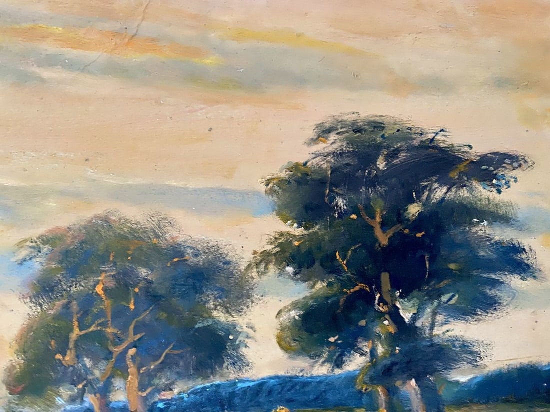 Oil painting Evening in the field Litvinov Oleg Arkad'yevich - 5