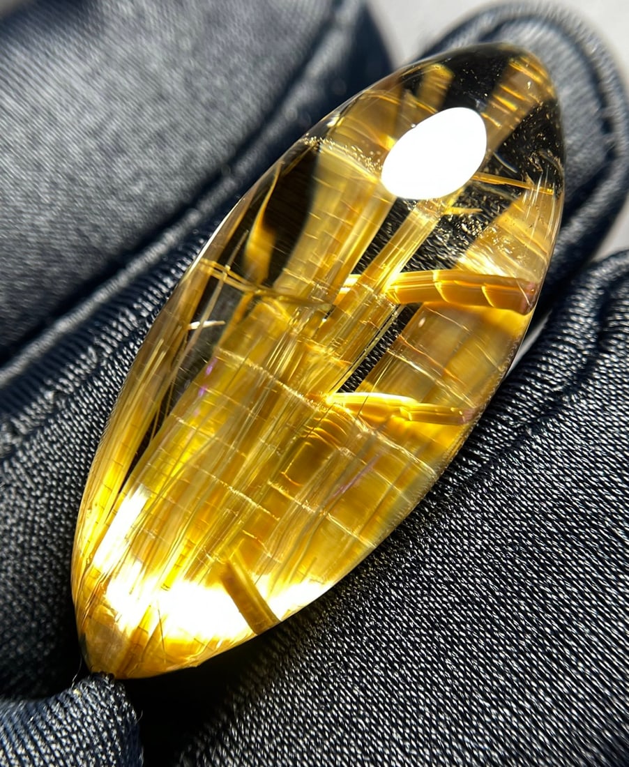 Natural Rutilated Quartz Pendant - 2