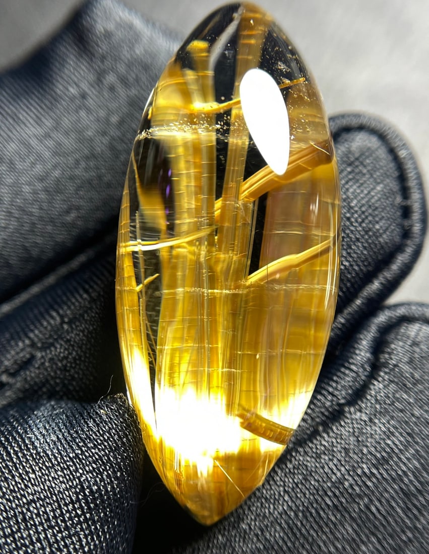 Natural Rutilated Quartz Pendant - 3