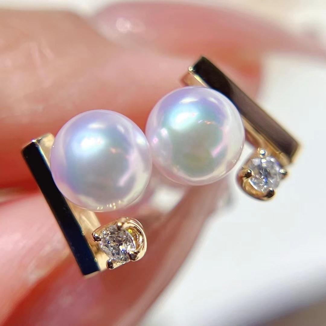 925 Silver Freshwater Pearl Earrings - 2