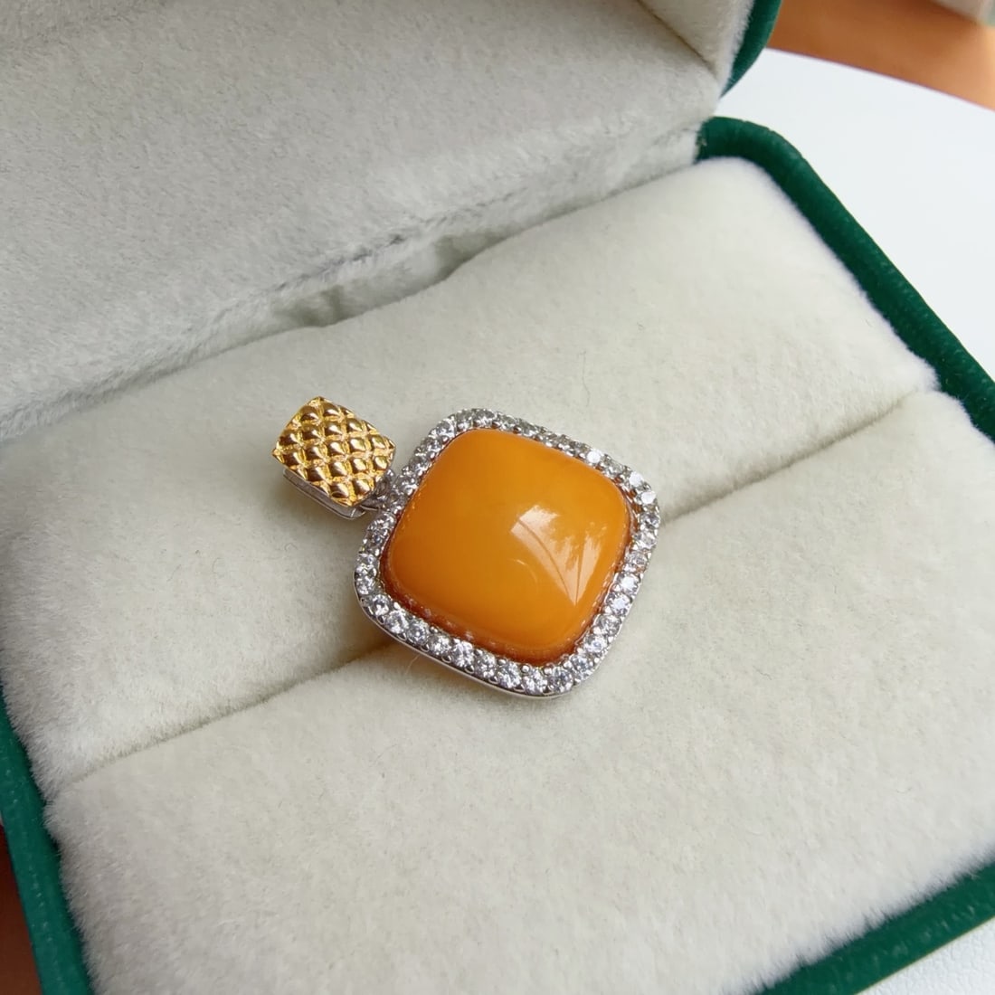 Natural Amber Pendant - 2
