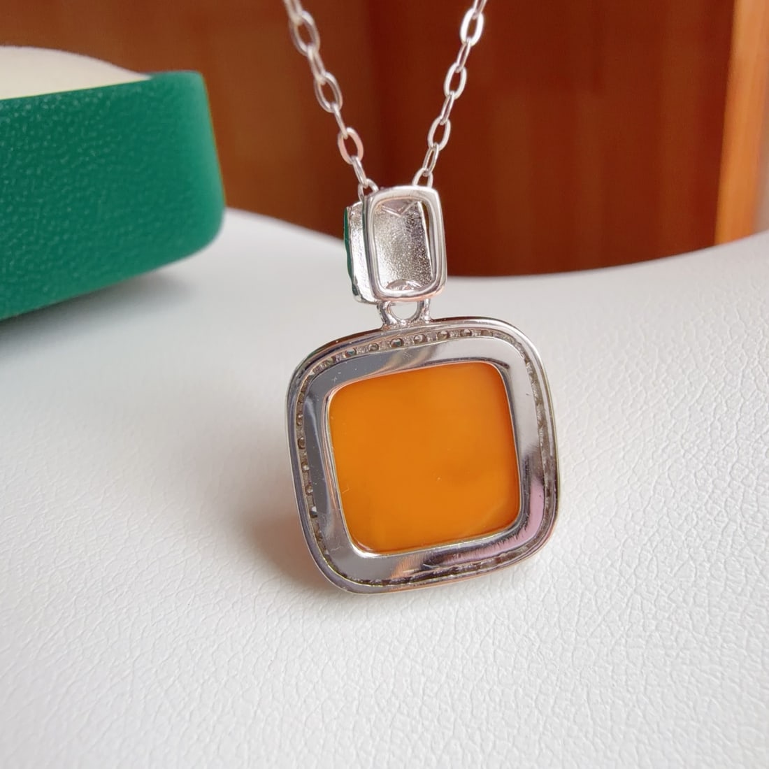 Natural Amber Pendant - 9
