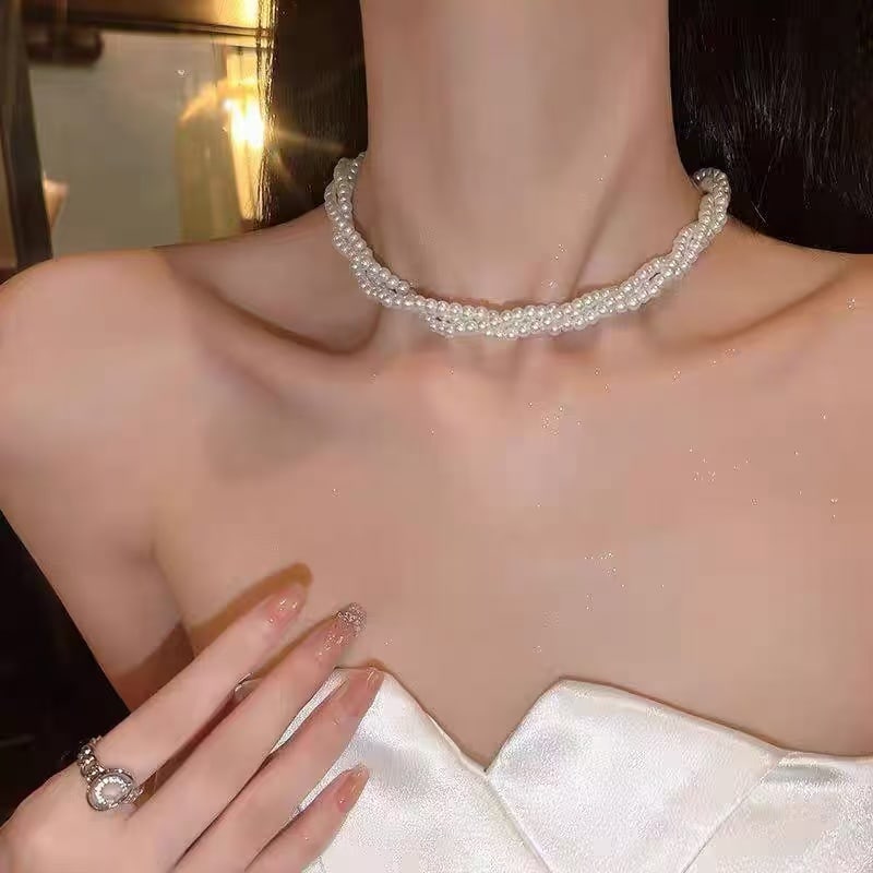 Natural Freshwater Pearl Necklace - 7