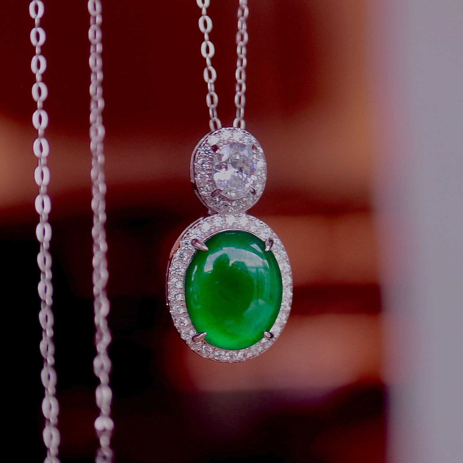 Natural jade pendant - 4