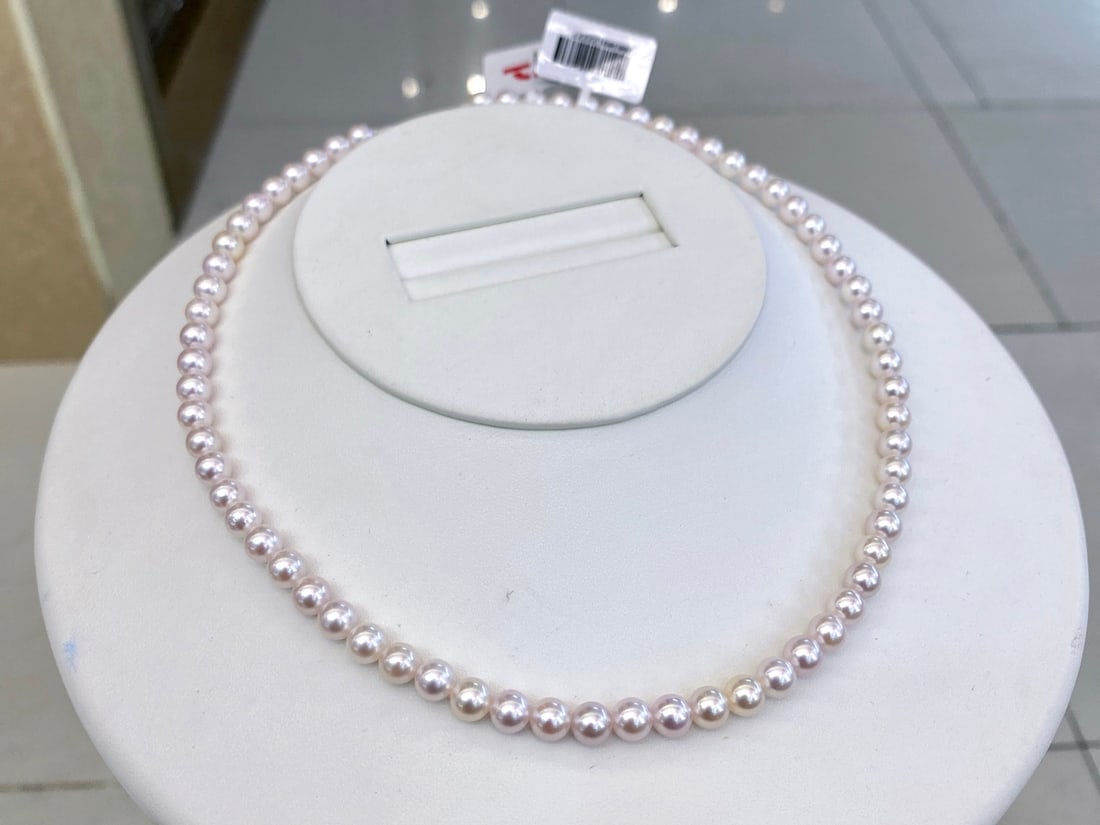 Natural Akoya Pearl Necklace - 2
