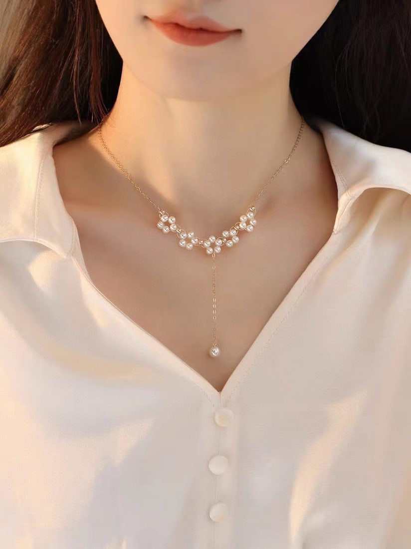 Natural Pearl Necklace - 2