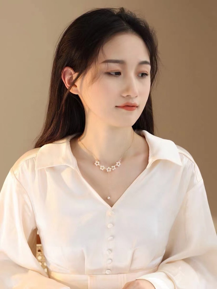 Natural Pearl Necklace - 3