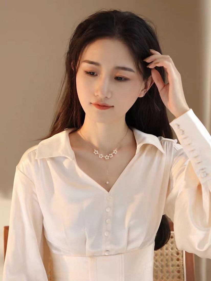 Natural Pearl Necklace - 4