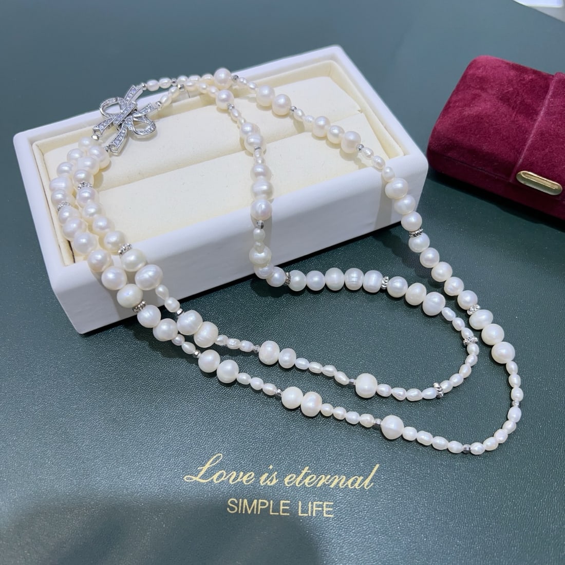 Freshwater pearl necklace - 4