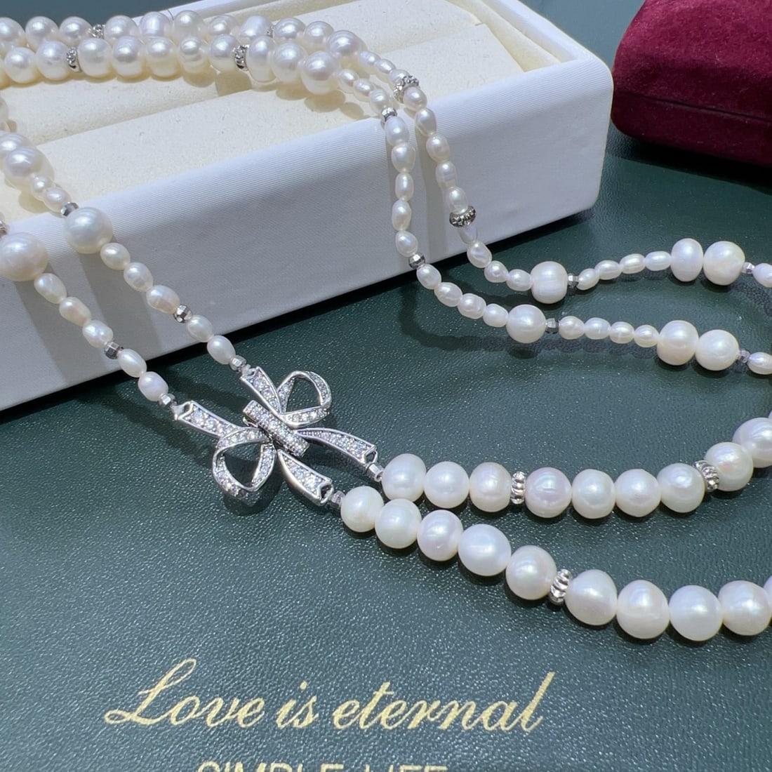 Freshwater pearl necklace - 5