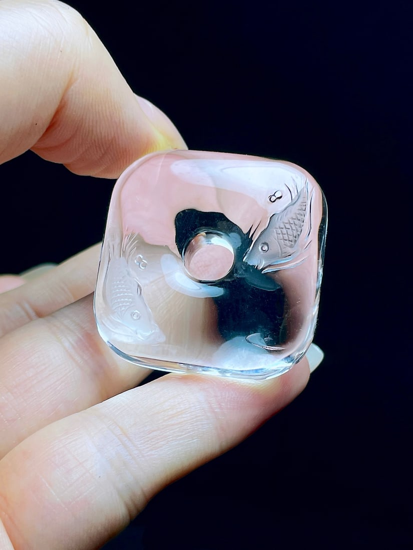 Natural White Crystal Pendant - 8